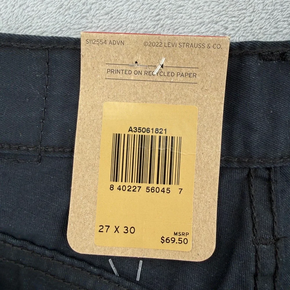Levis 80s Mom Lightweight Jeans Womens W 27 L 30 High Rise Tapered Leg Black